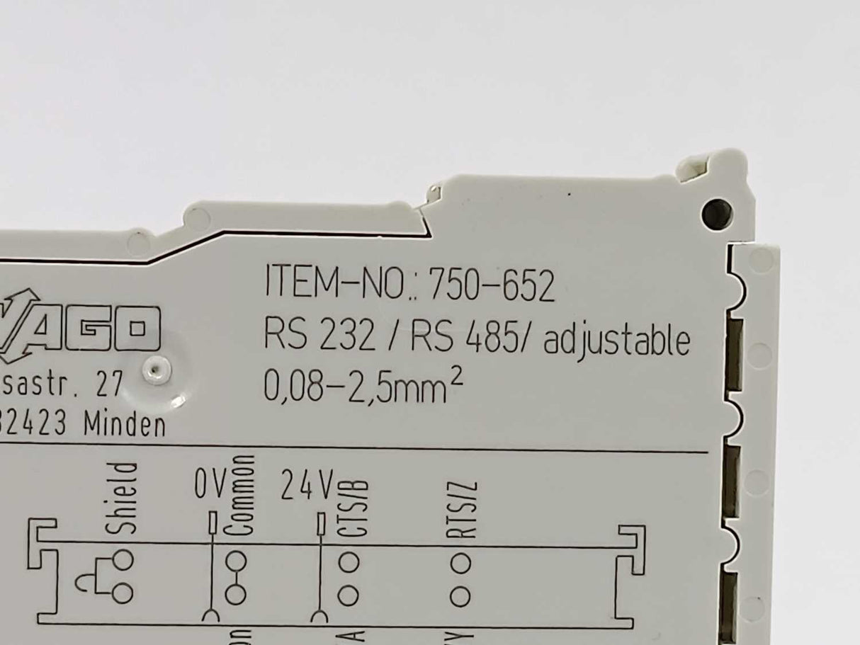 Wago 750-652 WAGO-I/O-SYSTEM, RS-232/485 Interface