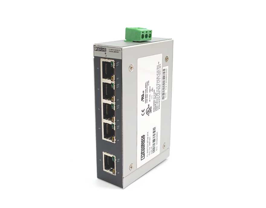 Phoenix Contact 2891001 FL SWITCH SFNB 5TX Industrial Ethernet Switch