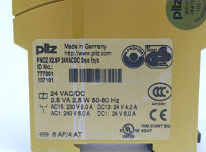 Pilz 777301 PNOZ X2.8P 24VACDC 3n/o 1n/c