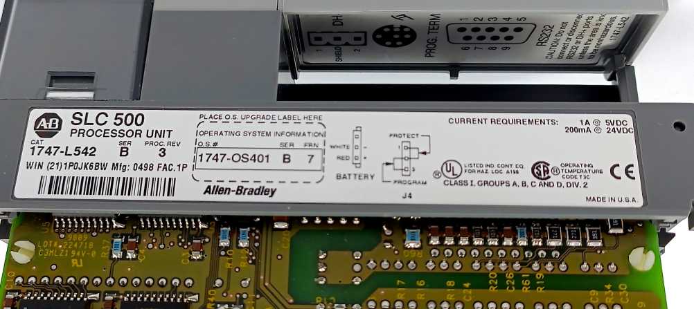 AB 1747-L542 Ser. B ; Proc.Rev. 3 ; SLC 500 Processor Unit