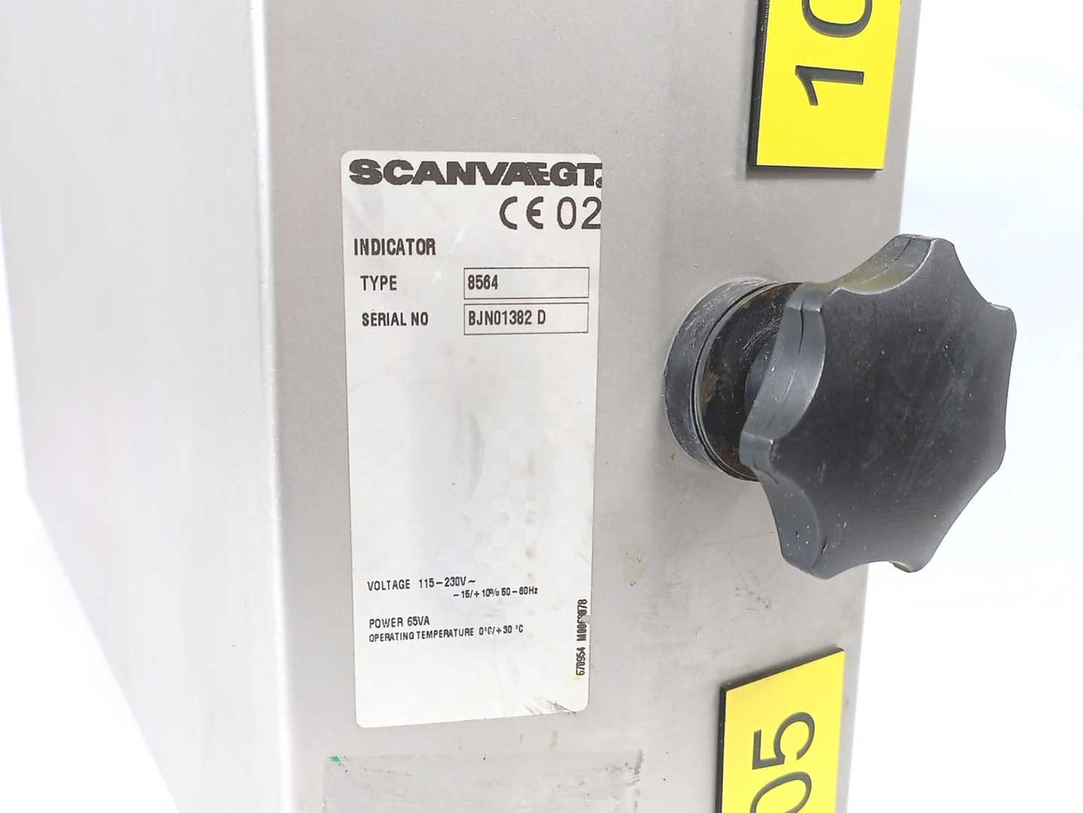 Scanvaegt SCI 8564 Indicator, Control Panel