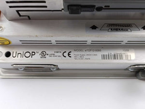 Uniop eTOP12-0050 Touchscreen Panel – 5.6” LCD, 24 V DC, IP65 Front