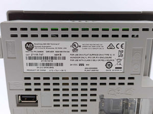 AB 2711R-T4T Ser. B Panel View 800 HMI Terminal 4"