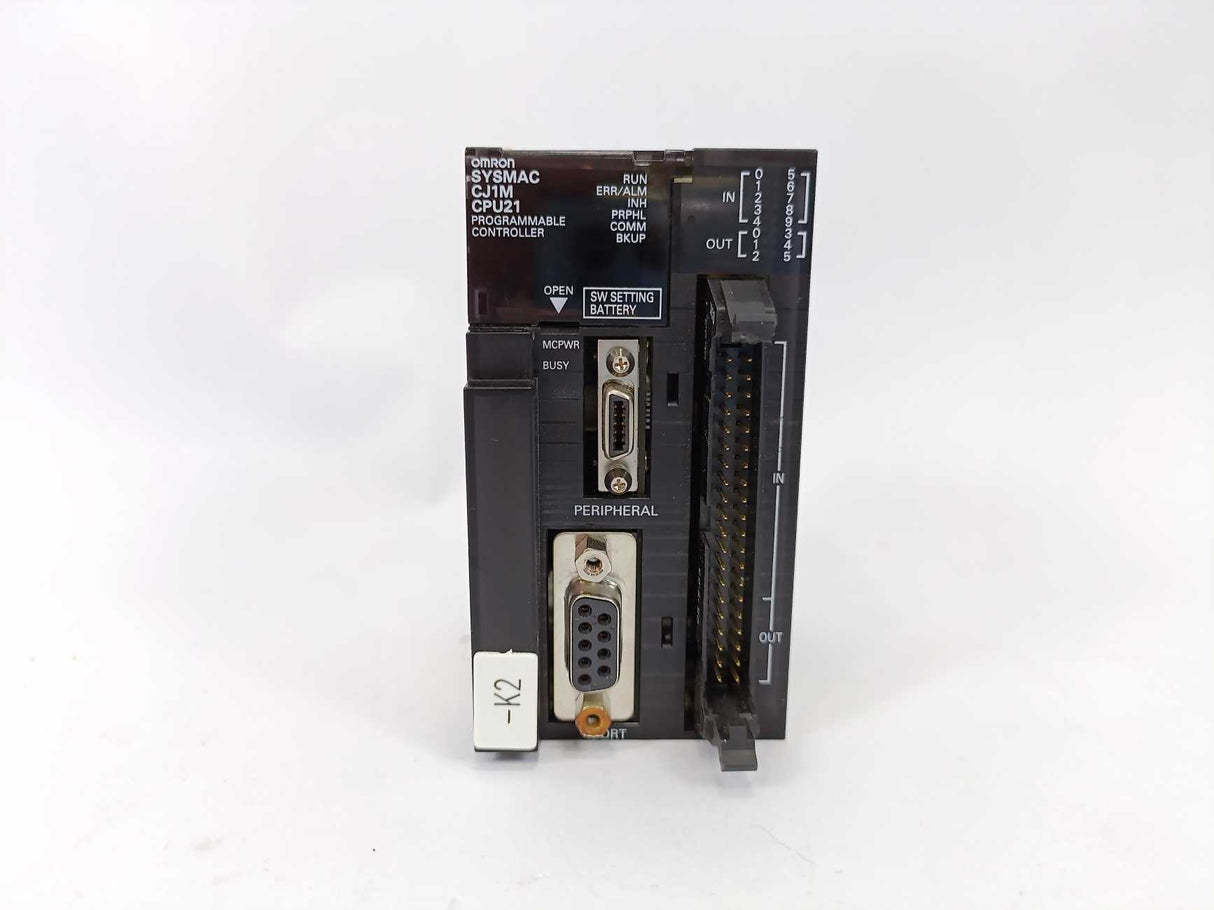 OMRON CJ1M-CPU21 CPU Unit 24VDC Ver. 3.0