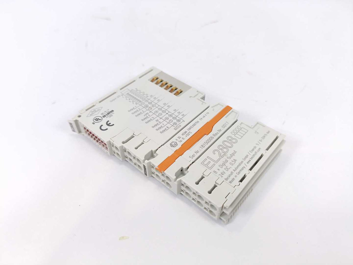 Beckhoff EL2808 8x Digital Output 24V DC, 0.5A