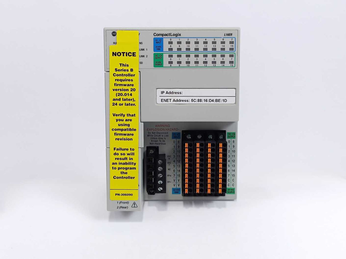 AB 1769-L16ER-BB1B SER. B, W. 1784-SD1/A 1GB CAPACITY