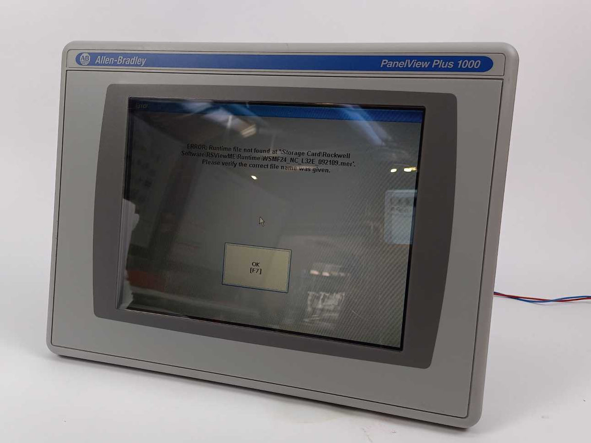 AB 2711P-RDT10C B Ser. G Panelview Plus 1000 W/ 2711P-RP1 Logic Module