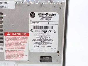 AB 2711P-RDT10C B Ser. G Panelview Plus 1000 W/ 2711P-RP1 Logic Module