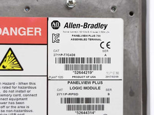 AB 2711P-T7C4D8 Ser. A Panelview Plus 700