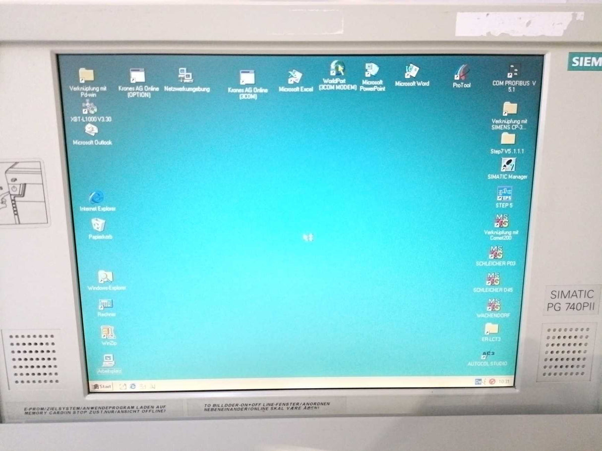 Siemens 6ES7 742-0AC00-0AA0 SIMATIC PG 740PII, Programming Device, Windows 95