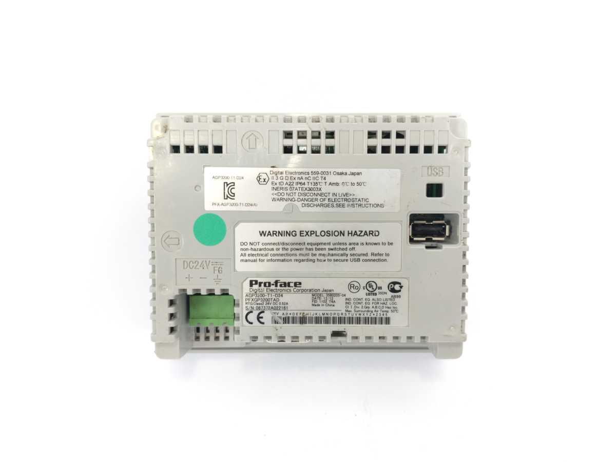 Pro-Face PFXGP3200TAD AGP3200-T1-D24 3" GP3000 Series