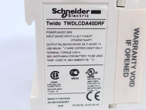 Schneider Electric TWDLCDA40DRF Compact Base Controller, Twido 24VDC