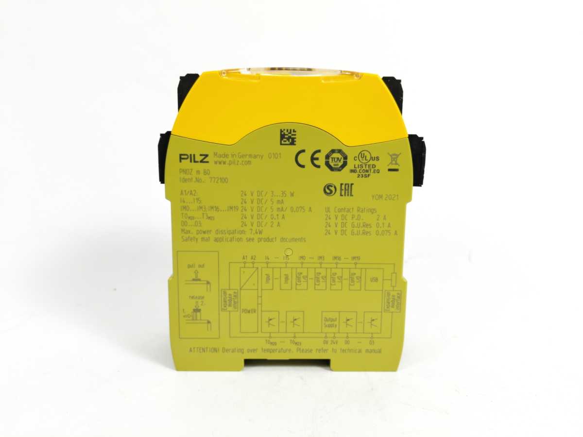 Pilz 772100 PNOZ m B0 Safety Relay