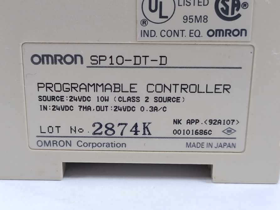 OMRON SP10-DT-D SYSMAC Mini Programmable Controller