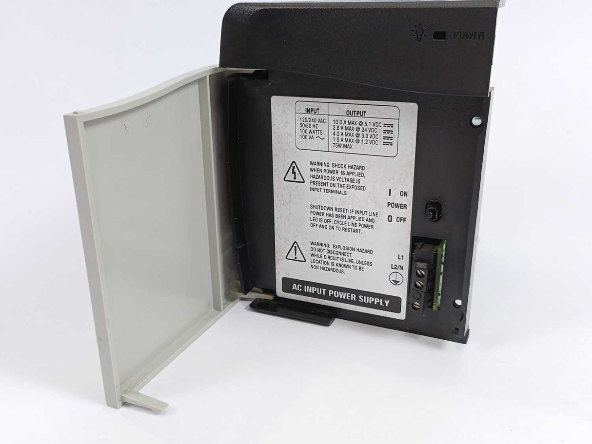 AB 1756-PA72 Ser. C ControlLogix AC Power Supply 120/240VAC 50/60HZ