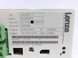 LENZE 33.8201_E 00356370 Drive inverter