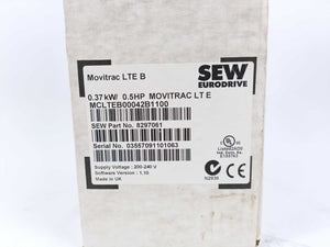 SEW-EURODRIVE  MCLTEB00042B1100 0.37kW 0.5HP Movitrac LTE
