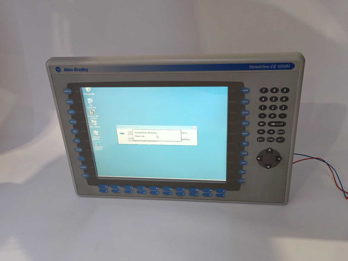 AB 6189-RDB12C Ser. A VersaView CE 1250 Color Key/Touch Display Module