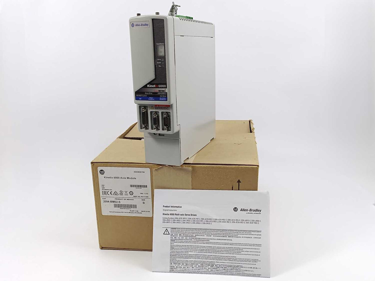 AB 2094-BM02-S Ser. B Kinetix 6000 Axis Module FW:1.132