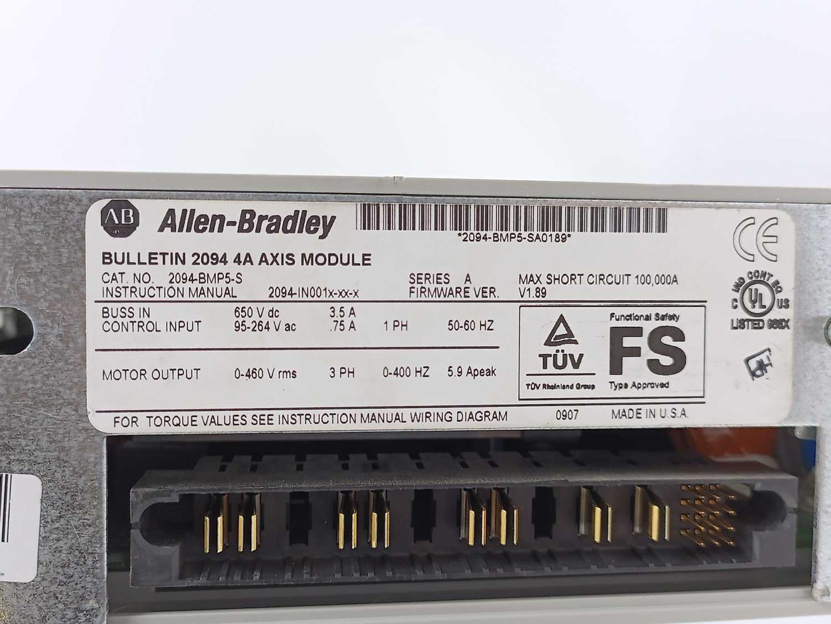 AB 2094-BMP5-S Kinetix 6000 Axis Module, Ser. A