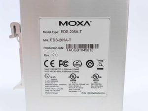 Moxa 1201002054020 EDS-205A-T Rev. 2.0 Ethernet Switch
