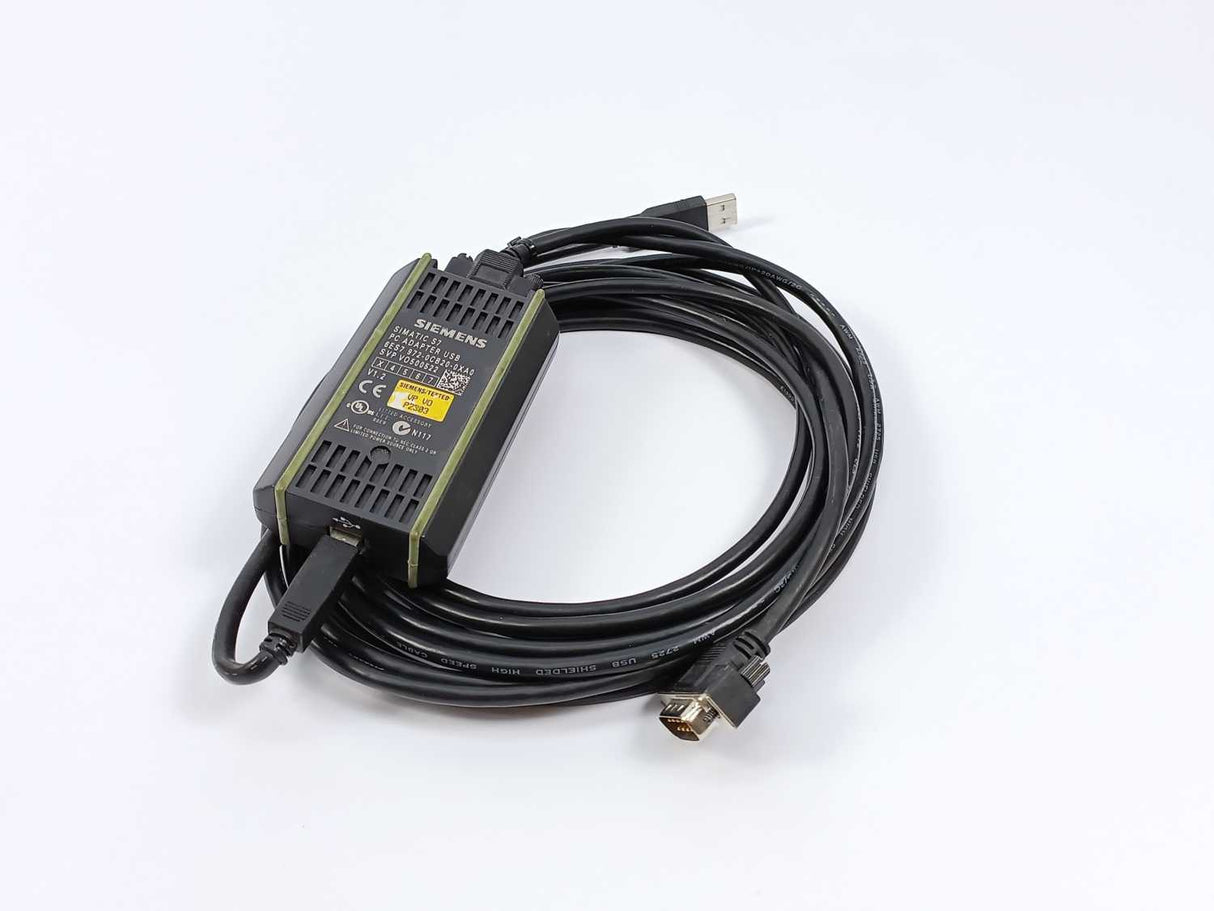 Siemens 6ES7972-0CB20-0XA0 PC Adapter USB Simatic S7 w/ Cables