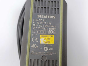 Siemens 6ES7972-0CB20-0XA0 PC Adapter USB Simatic S7 w/ Cables