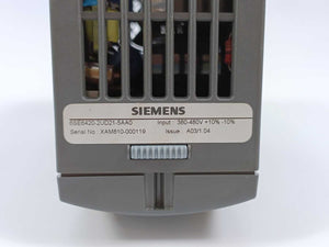 Siemens 6SE6420-2UD21-5AA0 Micromaster 420