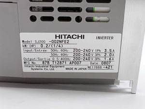 HITACHI SJ200-002NFE2 Inverter Drive