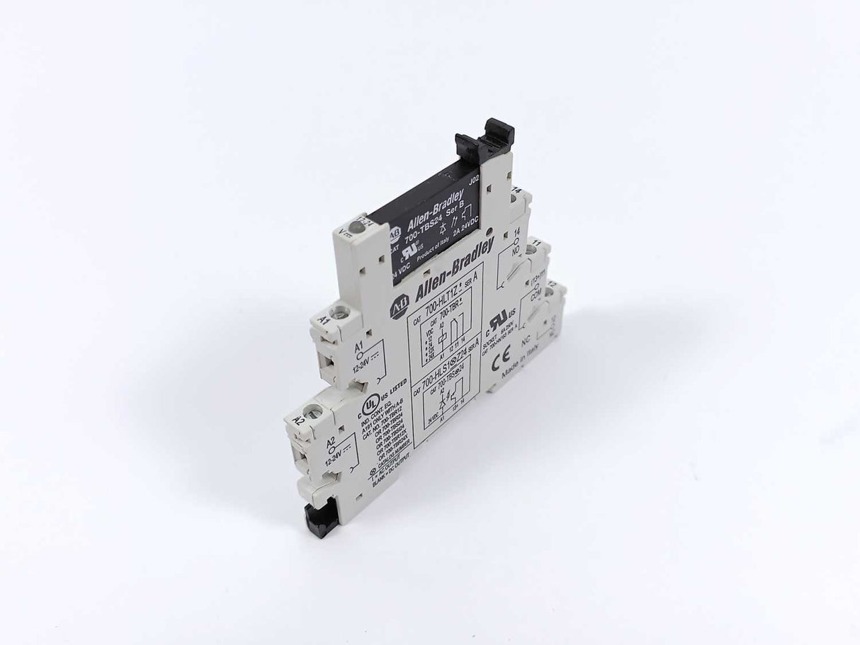 AB 700-HLT1Z Ser. A Terminal Block Relay + 700-TBS24 Ser. B