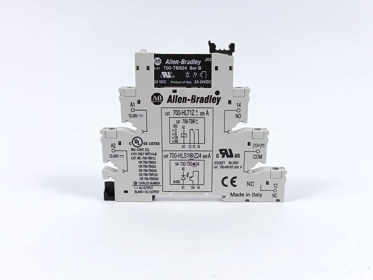 AB 700-HLT1Z Ser. A Terminal Block Relay + 700-TBS24 Ser. B