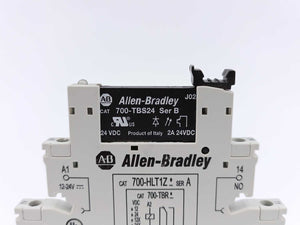 AB 700-HLT1Z Ser. A Terminal Block Relay + 700-TBS24 Ser. B