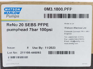 Watson-Marlow 0M3.1800.PFP 20 - Spare Head - SEBS, 7 Bar, 100psi
