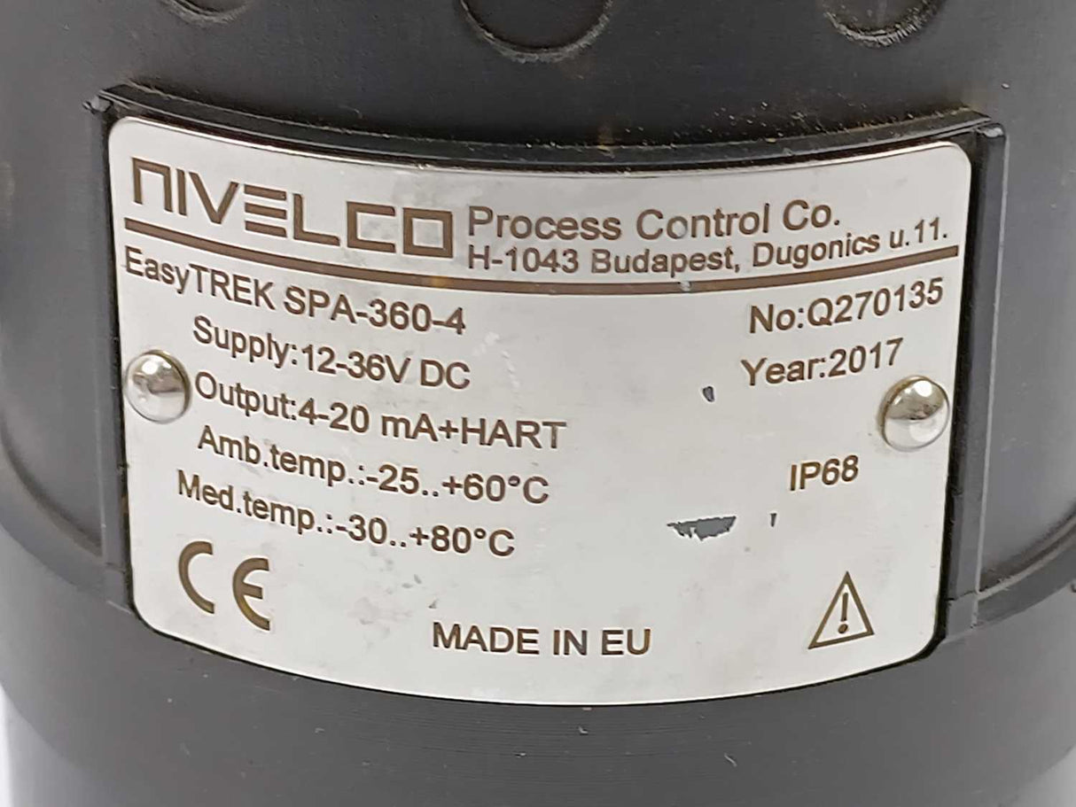 Nivelco SPA3604M EasyTREK SPA-360-4 Level Transmitter