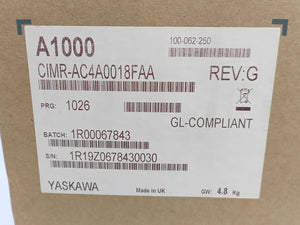 YASKAWA CIMR-AC4A0018FAA A1000 AC Drive