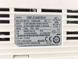 YASKAWA CIMR-AC4A0018FAA A1000 AC Drive