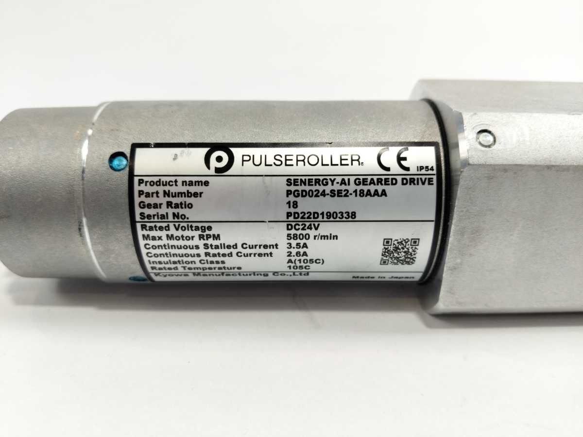 PULSEROLLER PGD024-SE2-18AAA Senergy-Ai Geared Drive DC24V Batch 2pcs.