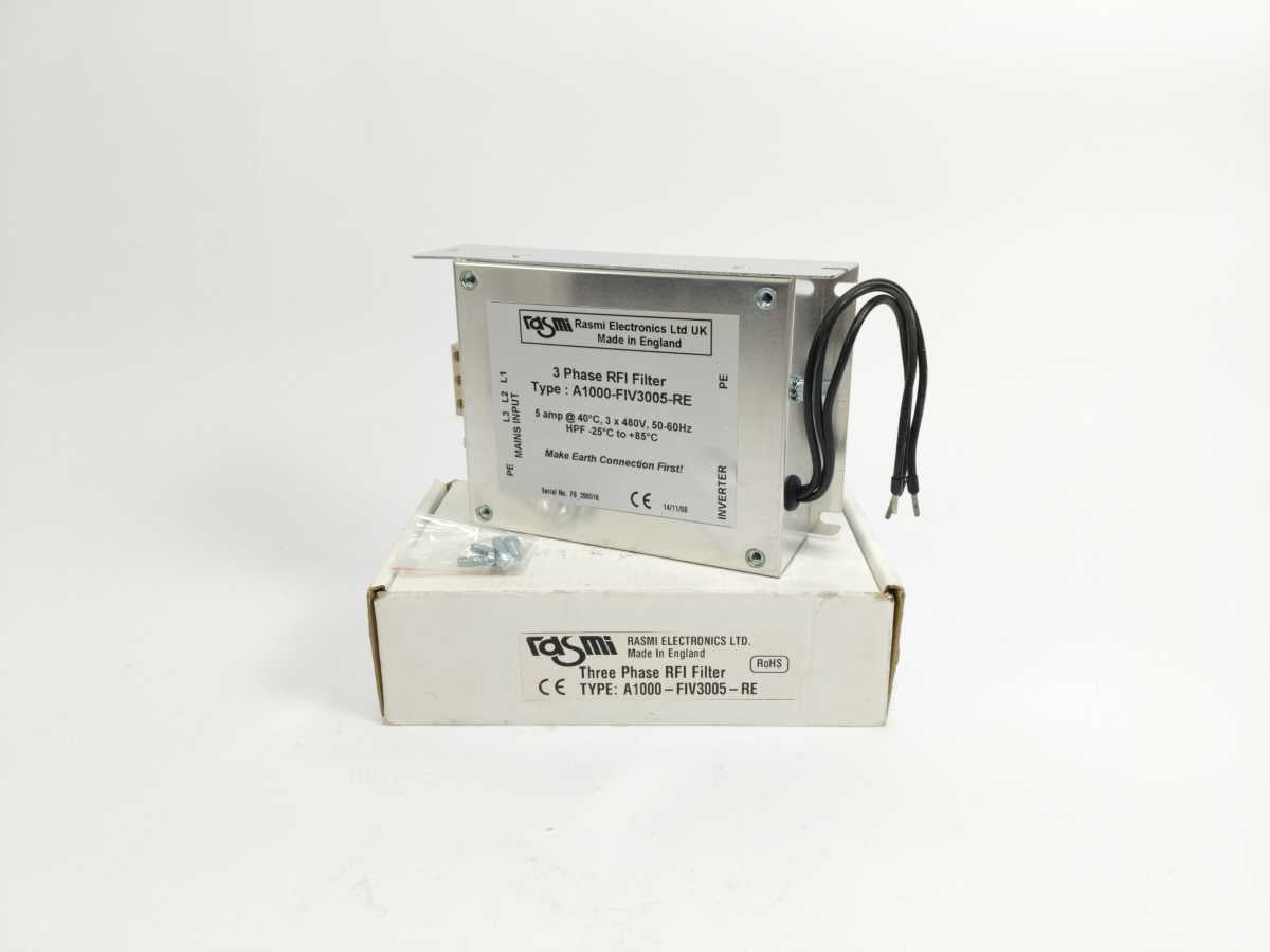 RASMI ELECTRONICS LTD A1000-FIV3005-RE Three Phase RFI Filter