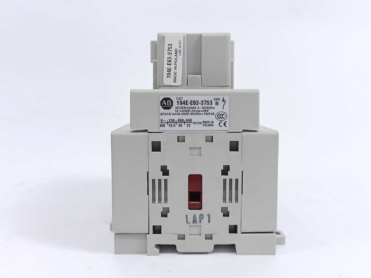AB 194E-E63-3753 Ser. B Change Over Front Mount 63A