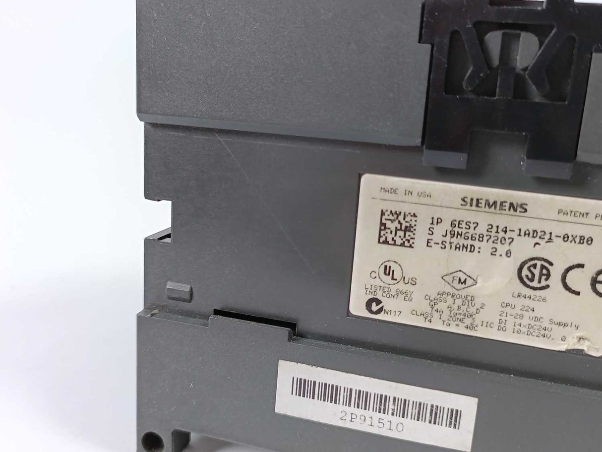 Siemens 6ES7214-1AD21-0XB0 CPU 224 Compact Unit