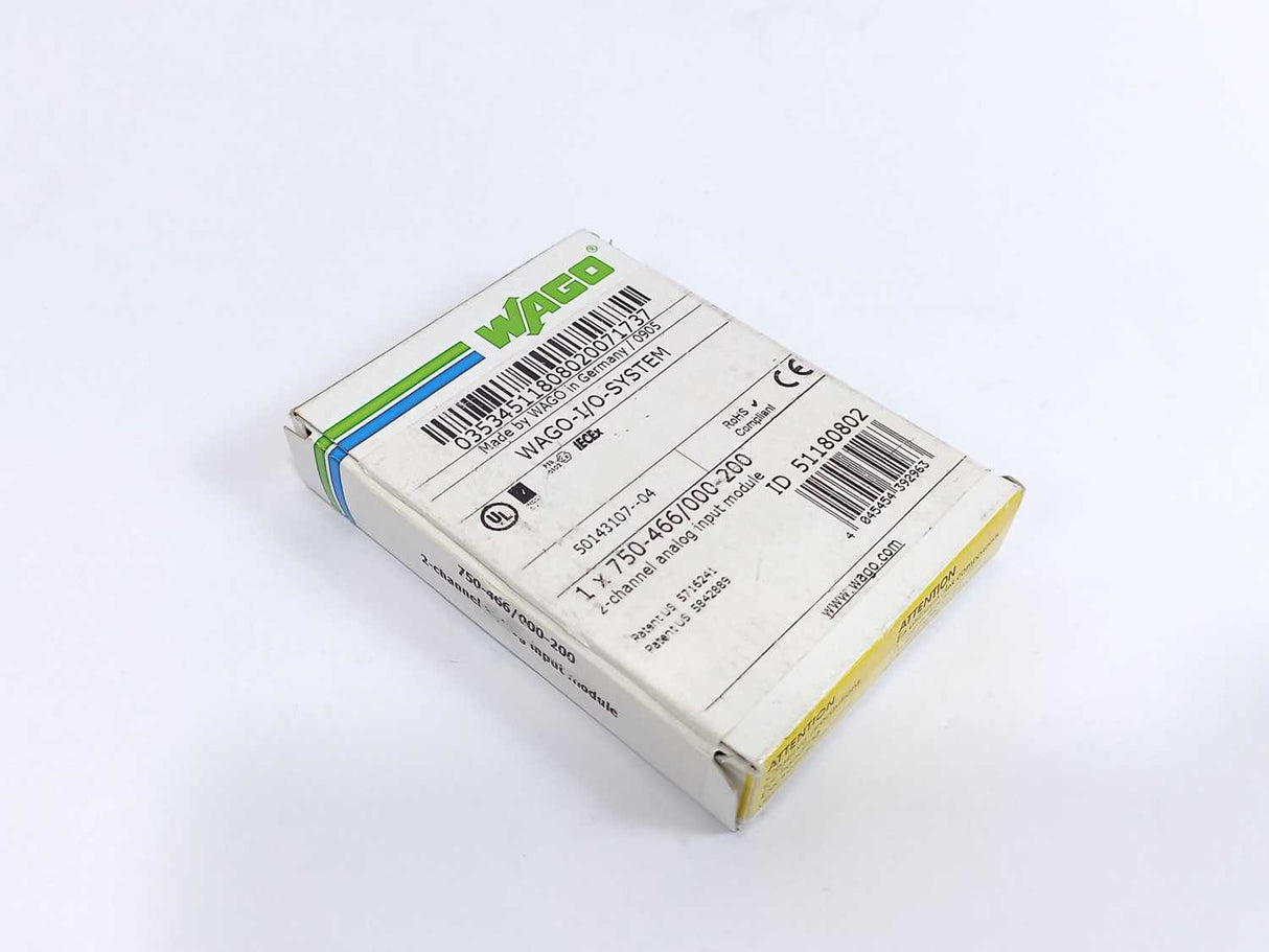 Wago 750-466/000-200 2-Channel Analog Input