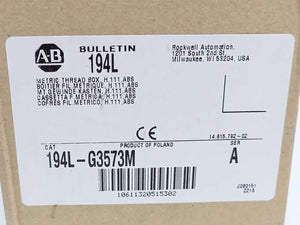 AB 194L-G3573M Ser. A Metric Thread Box H.111. S