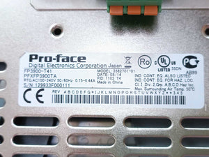 Pro-Face FP3900-T41 19" Flat Panel Monitor