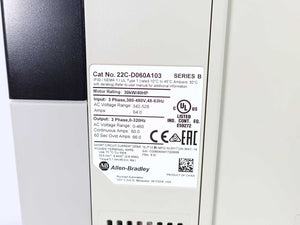 AB 22C-D060A103 Ser. B PowerFlex 400- 30 kW (40 HP) AC Drive