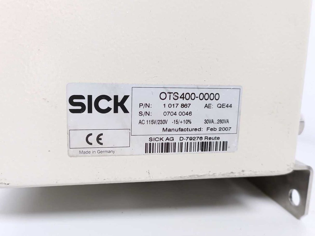 SICK 1017867  OTS400-0000 MSC800 Bar Code Scanner Controller