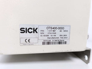 SICK 1017867  OTS400-0000 MSC800 Bar Code Scanner Controller