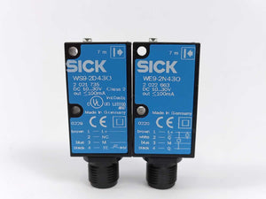 SICK 2021735 WS9-2D430 + 2022663 WE9-2N430 Through-Beam Photoelectric Switch