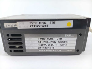 Fuji Electric FVR0.4C9S-2T0 Three-Phase 230VAC Adjustable Frequency Drive