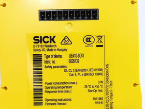 SICK 6026139 I/O Module, Type: UE410-8DI3