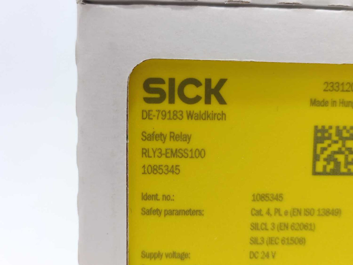 SICK 1085345 RLY3-EMSS100 Safety relay